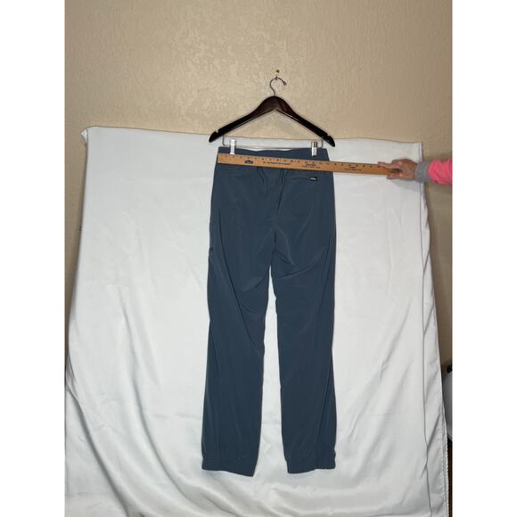 Eddie Bauer size 8 performance pants, gray zip pockets lined warmth, hiking - Picture 3 of 9